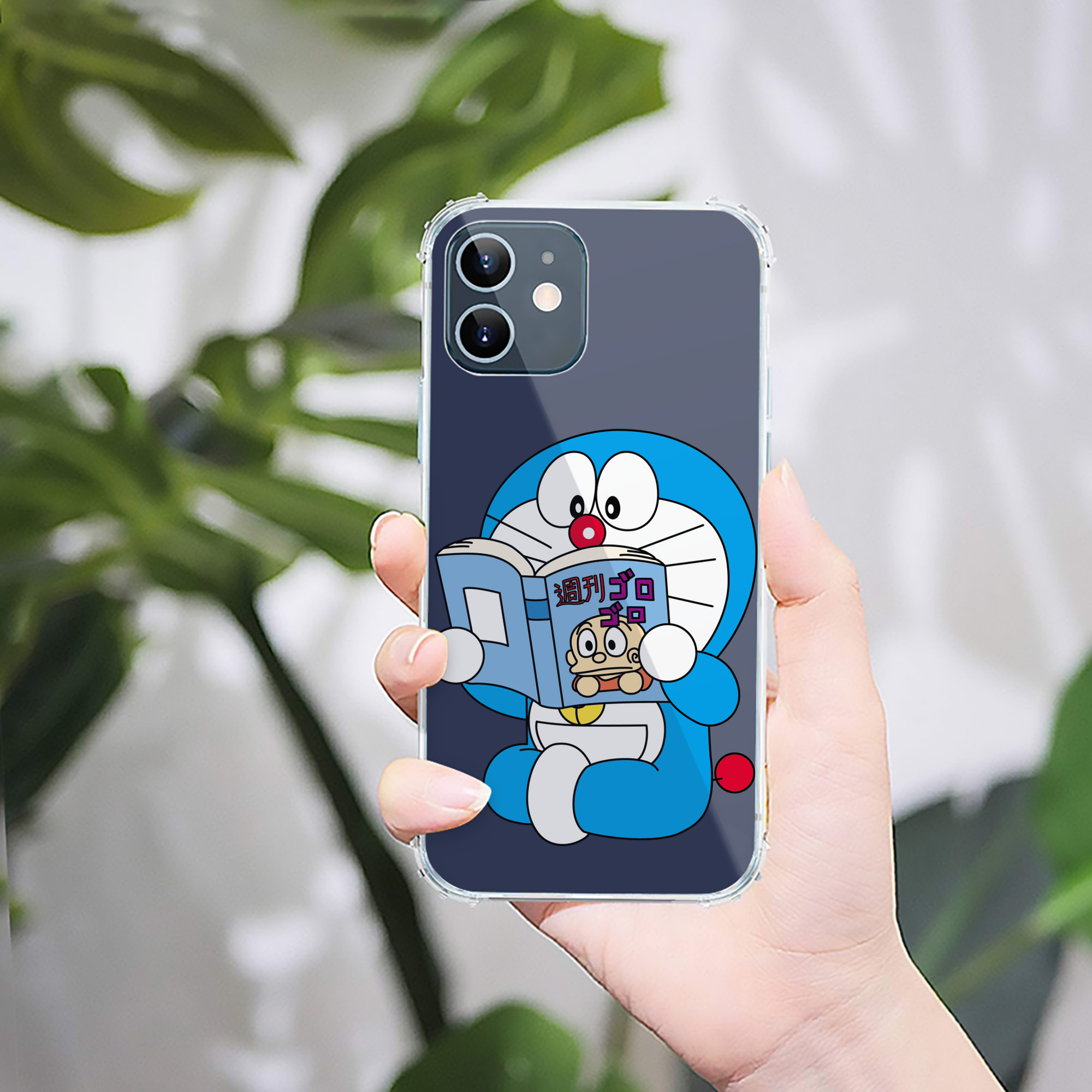 （画像用） ドラえもん Doraemon 【iPhone 12シリーズ対応】透明スマホケース（クリアソフトケース）
